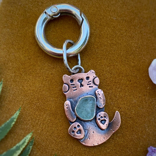 Fern the Otter Copper Charm