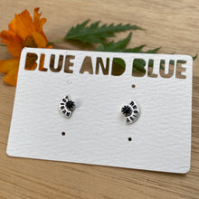 Load image into Gallery viewer, Black Onyx Resist Stud Earrings