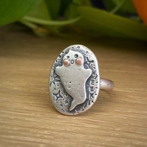 Ghostie Ring / Size 7.25