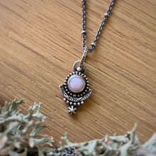 Load image into Gallery viewer, Pink Opal Pendant Necklace / 16”