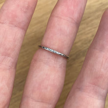 Load image into Gallery viewer, Stamped Abstract Eye Stacker Ring / Size 7