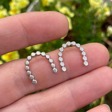 Load image into Gallery viewer, Dotted Arch Stud Earrings {B}