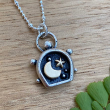 Load image into Gallery viewer, Night Sky Shadowbox Necklace / 18”