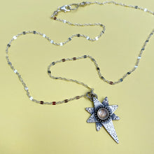 Load image into Gallery viewer, Stardust Necklace - Rainbow Moonstone / 18” / Made to Order