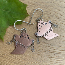 Load image into Gallery viewer, Chained Ghostie Earrings