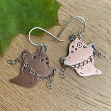 Load image into Gallery viewer, Chained Ghostie Earrings