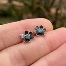 Load image into Gallery viewer, Amazonite Daisy Studs