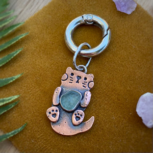 Fern the Otter Copper Charm