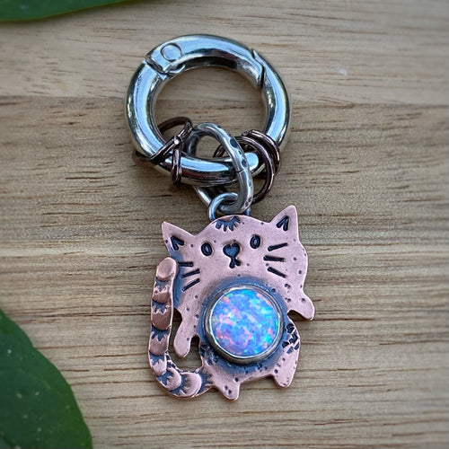 Jason the Cat Copper Charm