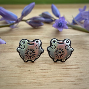Layered Froggy Stud Earrings