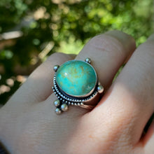 Load image into Gallery viewer, Turquoise Mountain Statement Ring / Size 7.25 - 7.5