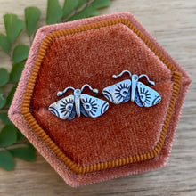Load image into Gallery viewer, Moth Stud Earrings {B}
