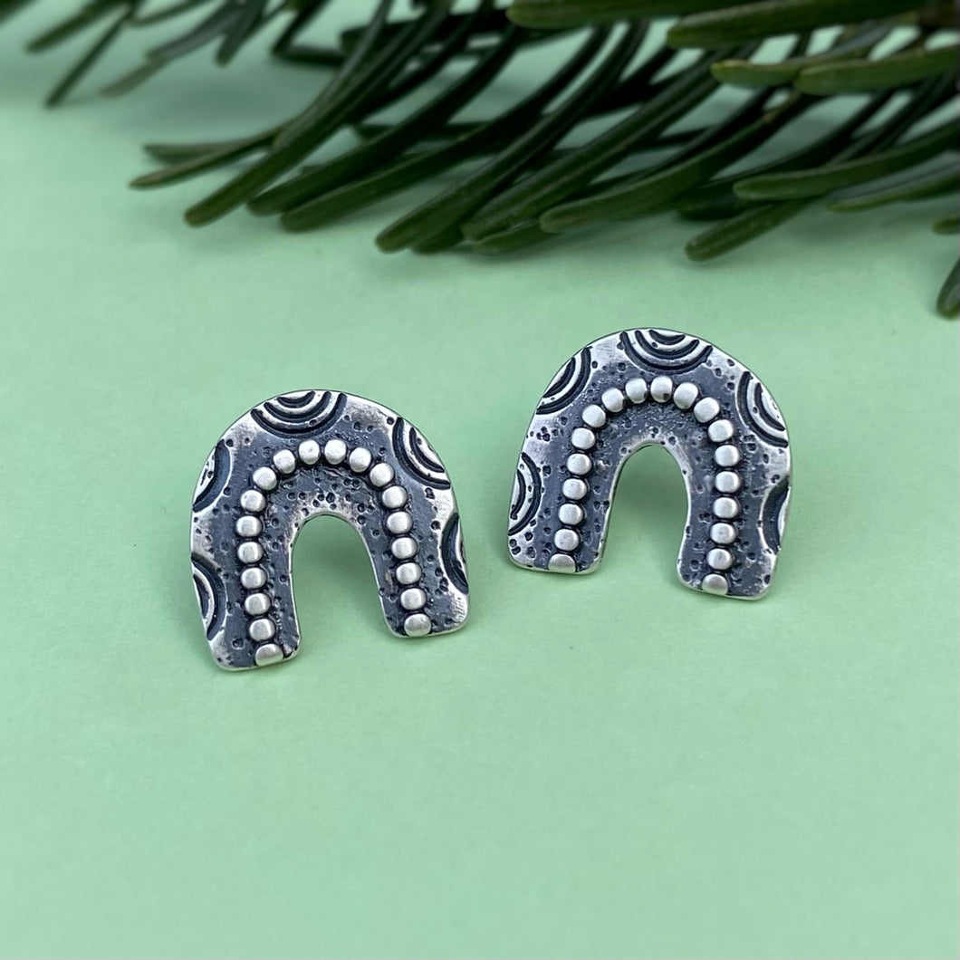 Rainbow Arch Studs / Made to Order