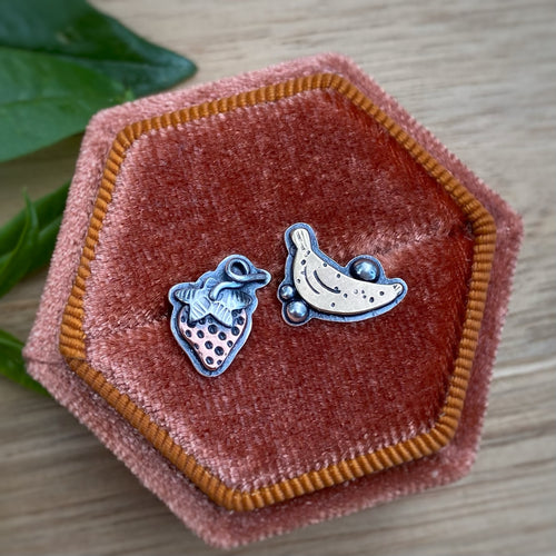 Fruit Smoothie Stud Earrings