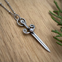 Load image into Gallery viewer, Pearl Sword Necklace / 20”