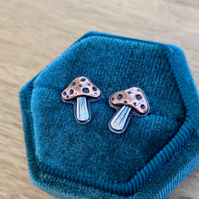 Load image into Gallery viewer, Mixed Metal Mushie Stud Earrings {B}