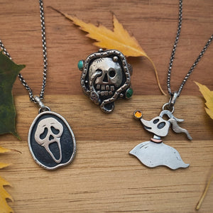 Ghostface Necklace / 19”