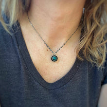 Load image into Gallery viewer, Mineral Park Turquoise Shadowbox Necklace / 15.75”