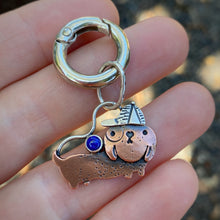 Load image into Gallery viewer, Oscar the Dachshund Copper Charm