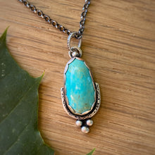 Load image into Gallery viewer, Turquoise Mountain Pendant Necklace / 19”