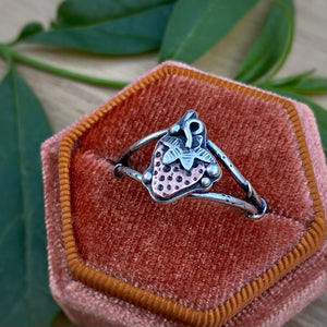 Fresh Picked Strawberry Ring / Size 10