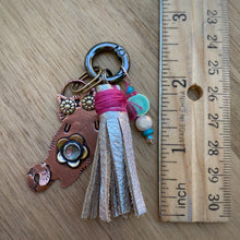 Load image into Gallery viewer, Dan the Cat Glitter Copper Charm