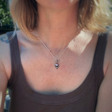 Load image into Gallery viewer, Kunzite &amp; Peach Moonstone Dotty Necklace / 17”
