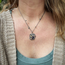 Load image into Gallery viewer, Amethyst, Sunstone, &amp; Amazonite Forager Pendant Necklace / 18”