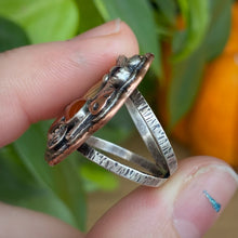 Load image into Gallery viewer, Carnelian, Peridot, &amp; Iolite Forager Statement Ring / Size 6 - 6.25