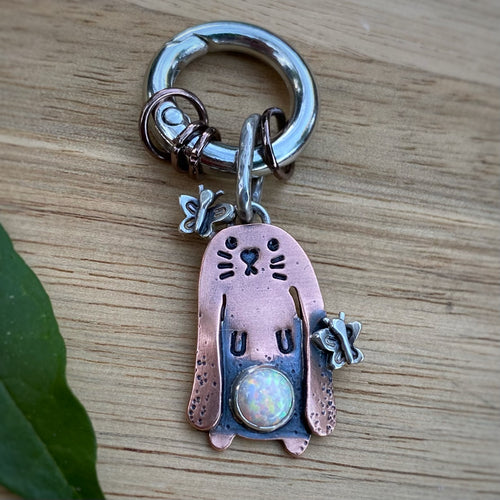 Baby the Bunny Copper Charm