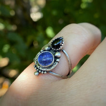 Load image into Gallery viewer, Iolite &amp; Tanzanite Statement Ring / Size 5.75