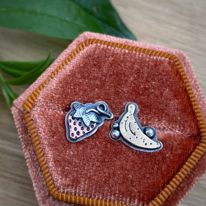 Fruit Smoothie Stud Earrings