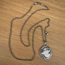 Load image into Gallery viewer, Labradorite Ghostie Pendant Necklace / 22”