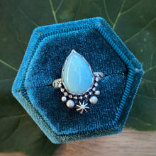Load image into Gallery viewer, Larimar Statement Ring / Size 6.5