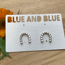 Load image into Gallery viewer, Dotted Arch Stud Earrings {A}
