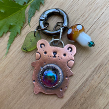 Load image into Gallery viewer, William the Bear Jumbo Copper Charm