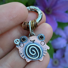 Load image into Gallery viewer, Katy the Frog Copper Charm