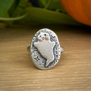 Ghostie Ring / Size 7.25
