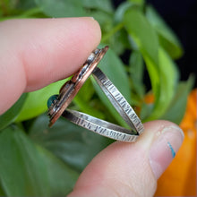 Load image into Gallery viewer, Carnelian, Chrysocolla, &amp; Pink Sapphire Forager Statement Ring / Size 7.75 - 8