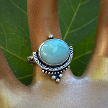 Load image into Gallery viewer, Larimar Statement Ring / Size 6 - 6.25