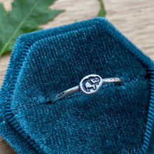 Load image into Gallery viewer, Tiny Elephant Stamped Ring / Size 7.5