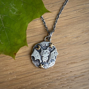 Frickin’ Bats Pendant Necklace / 19”