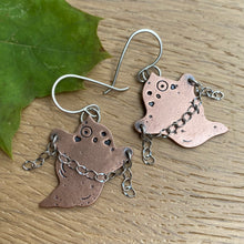 Load image into Gallery viewer, Chained Ghostie Earrings