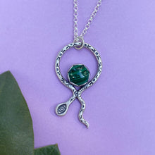 Load image into Gallery viewer, Serpentine Necklace - Malachite / 18” / Made to Order