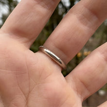 Load image into Gallery viewer, Double Amethyst Open Band Ring / Size 8.5 - 9