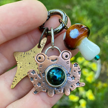 Load image into Gallery viewer, Ricky the Frog Jumbo Copper Charm