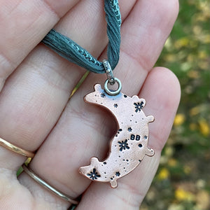 Glass Celestial Choker Pendant {B}
