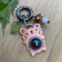 Load image into Gallery viewer, William the Bear Jumbo Copper Charm