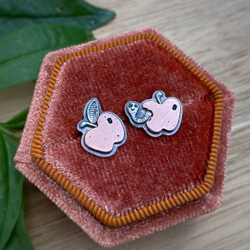 Rotten Apple Stud Earrings