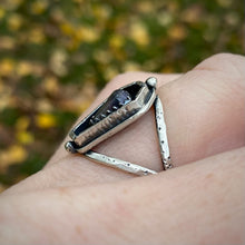 Load image into Gallery viewer, Amethyst Coffin Ring / Size 7.75